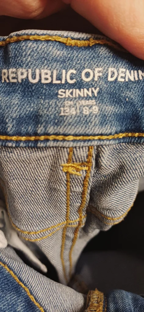 Jeans skinny novo 8/9 anos – photo 3